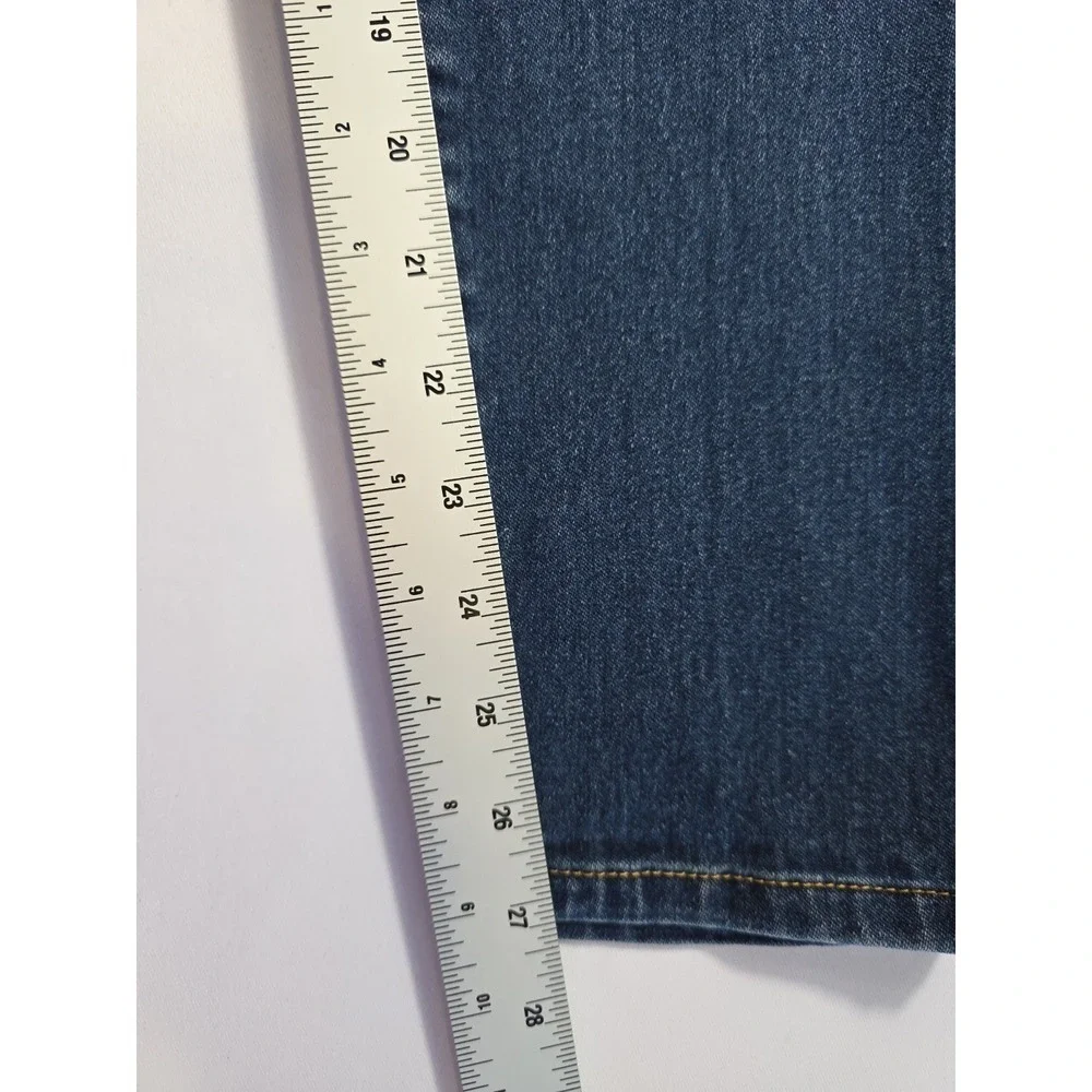 Michael Kors Skinny Jeans Women Size 8 Blue Denim Stretch Mid Rise